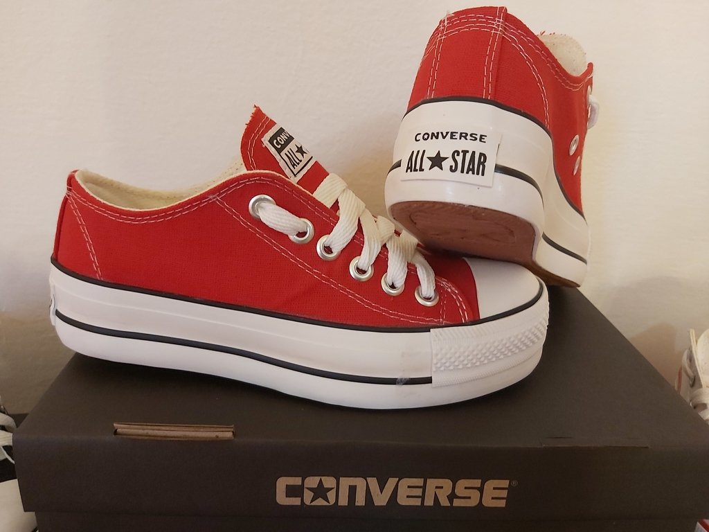 Buy Converse Rojos Plataforma | UP TO 57% OFF