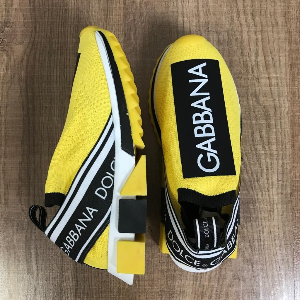 tenis dolce gabbana amarelo