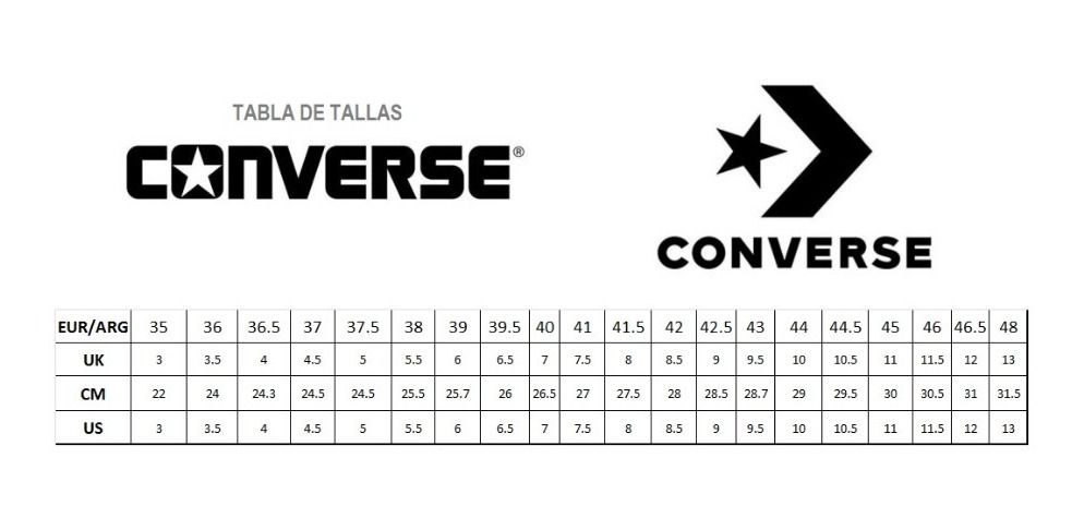 Guia De Tallas Converse Mexico Clearance Discounts, 41% OFF | vagabond3.com