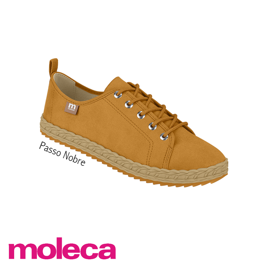 tênis camurça moleca