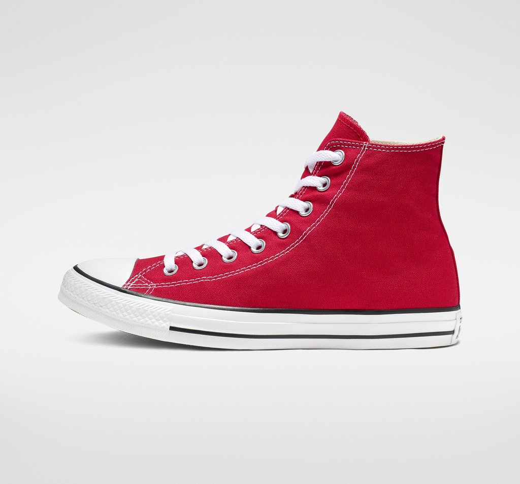 converse vermelho cano alto