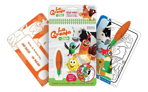 La Granja De Zenon Agua Wow Colorea Con Agua El gallo pinto canta y es entonces cuando el simpático granjero zenón despierta. la granja de zenon agua wow colorea con