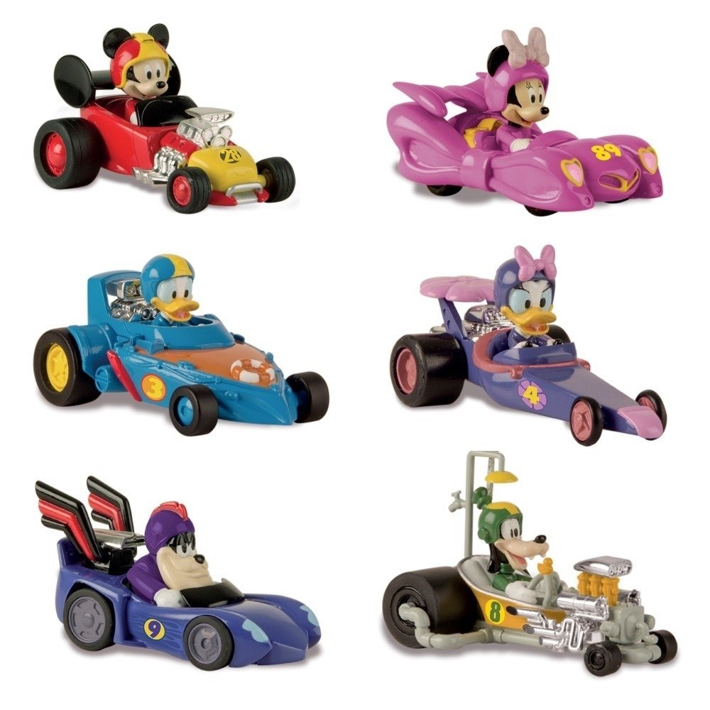 juguetes de mickey sobre ruedas