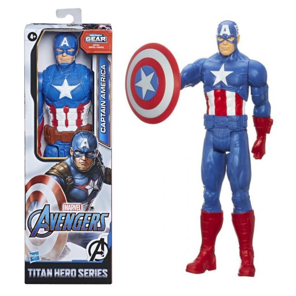 Hasbro Figura Capitan America Marvel Titan Hero Art E3309 - escudo capitan america roblox