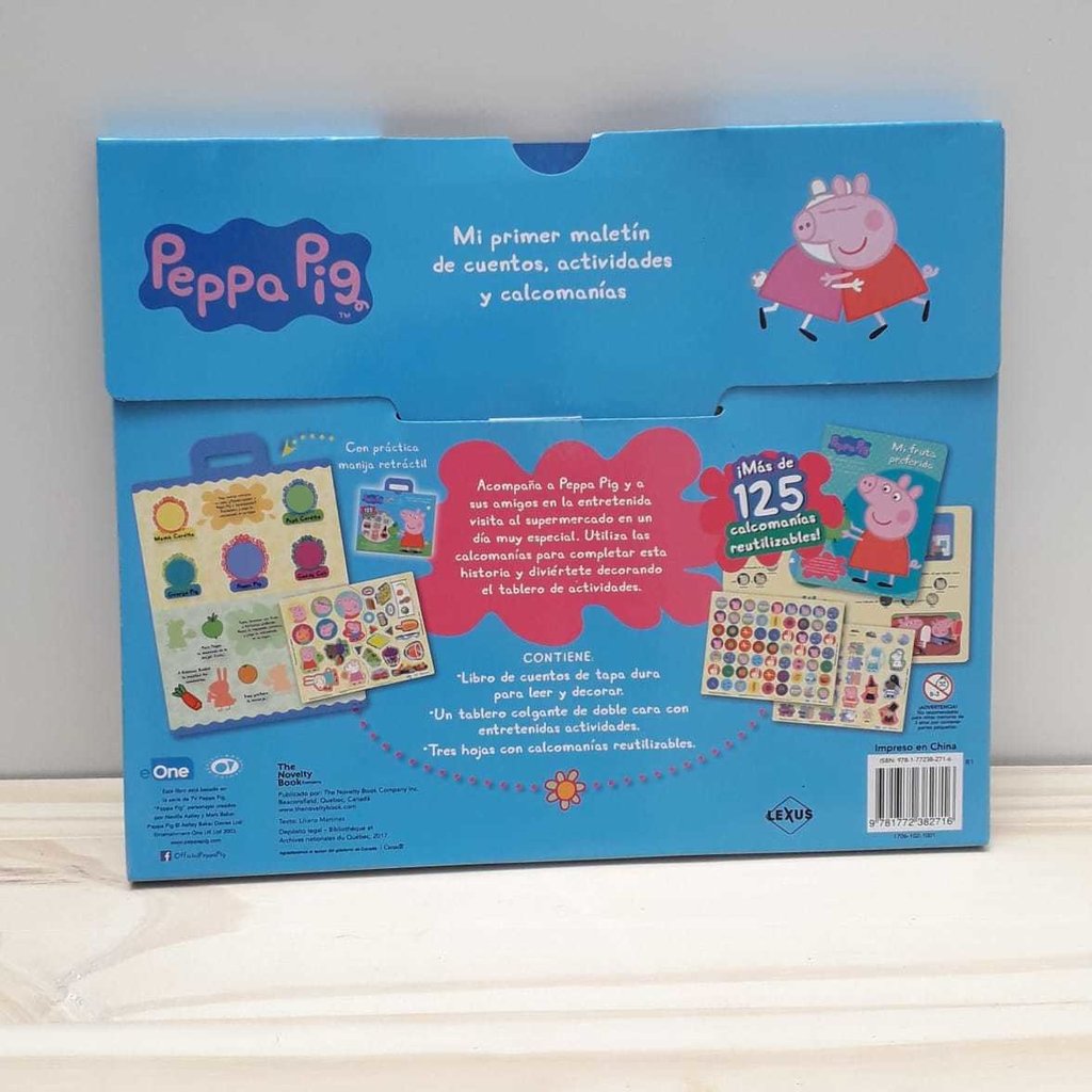 maletin actividades peppa pig