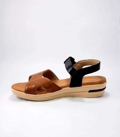 sandalia anabela ortopedica