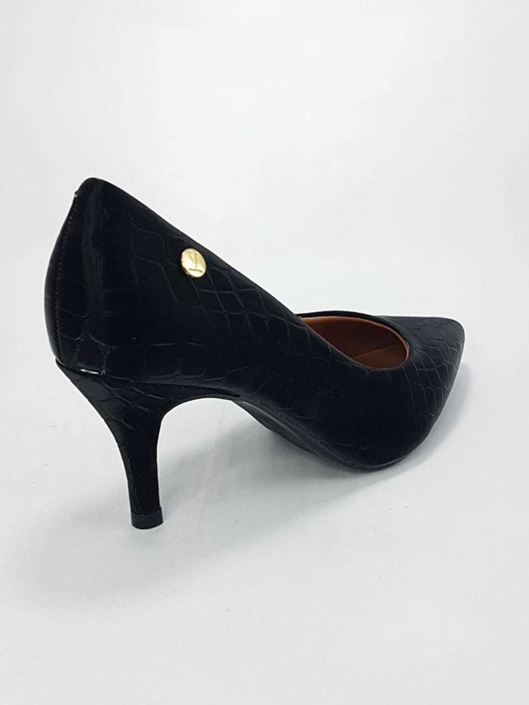scarpin cetim preto