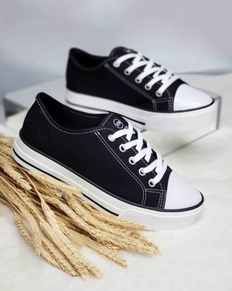 tenis preto via marte feminino