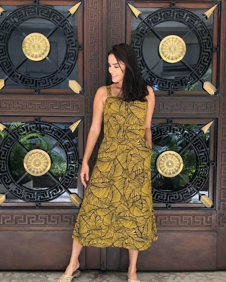 vestido amarelo comprar