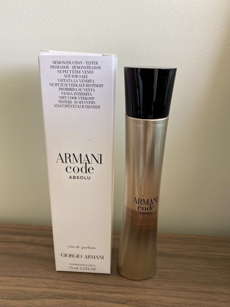 armani code absolu tester