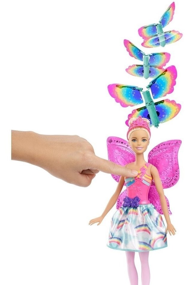 muñeca barbie hada alas magicas