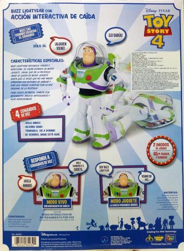 buzz lightyear se cae