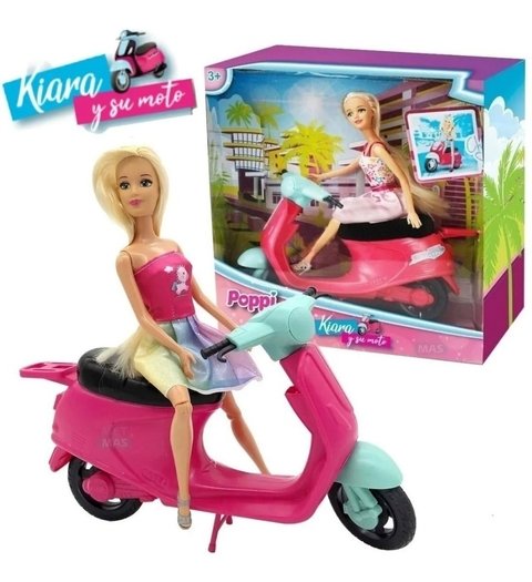barbie en scooter