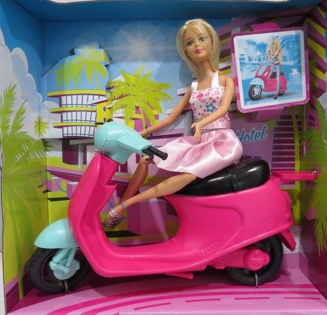 barbie con moto precio