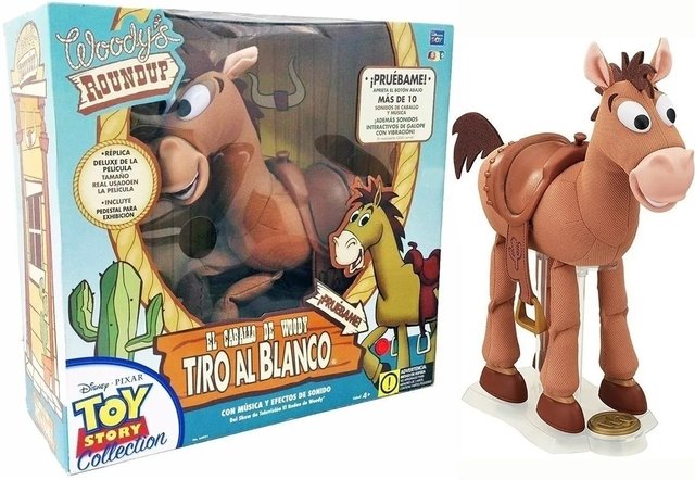 caballo tiro al blanco peluche