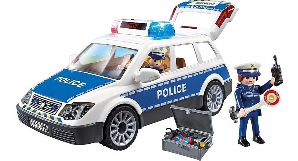 playmobil city action coche policia