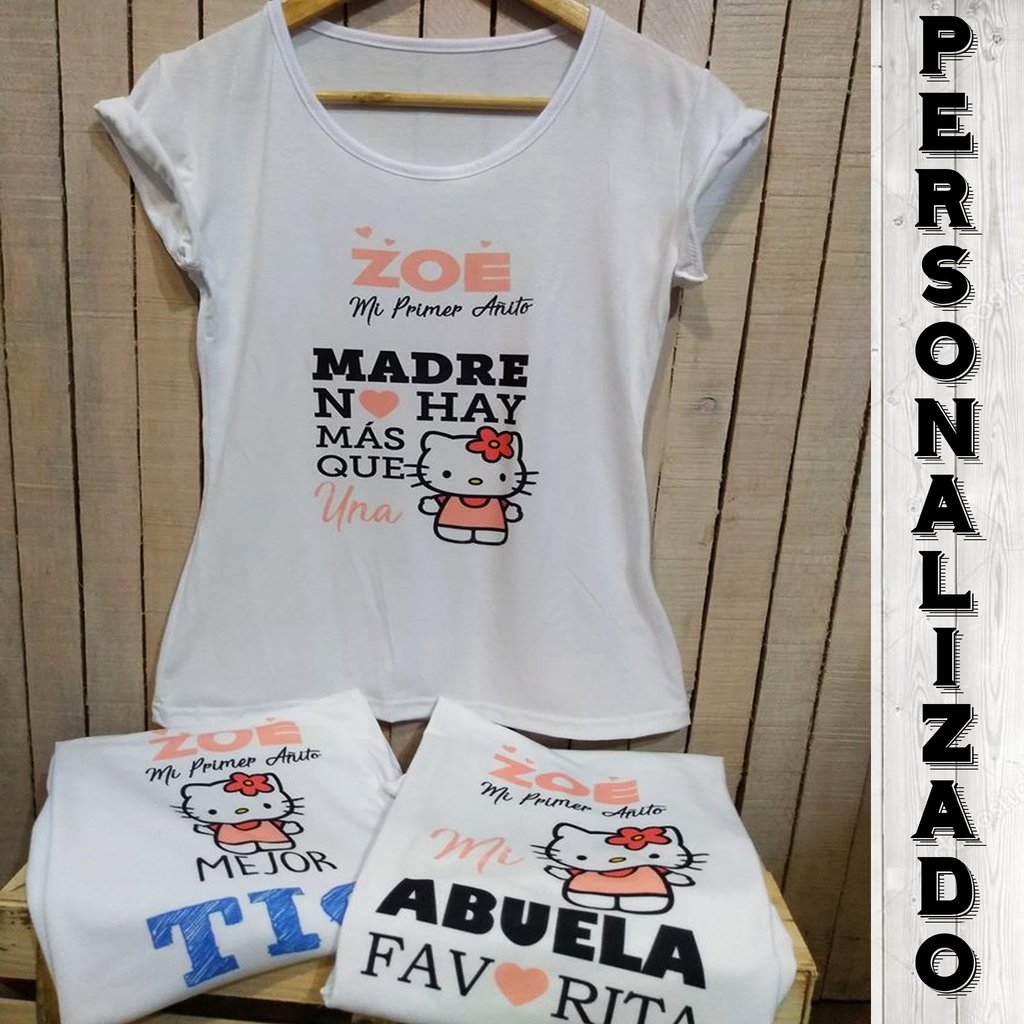 remeras personalizadas para familia