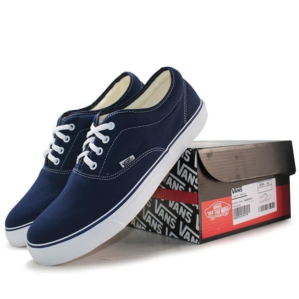 vans authentic azul marinho