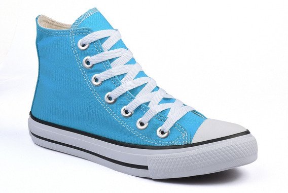 all star cano alto azul celeste