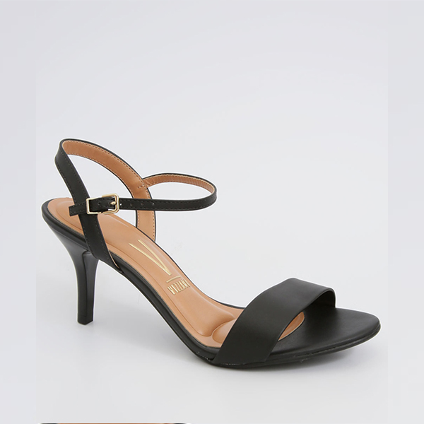 sandalia salto grosso tira fina