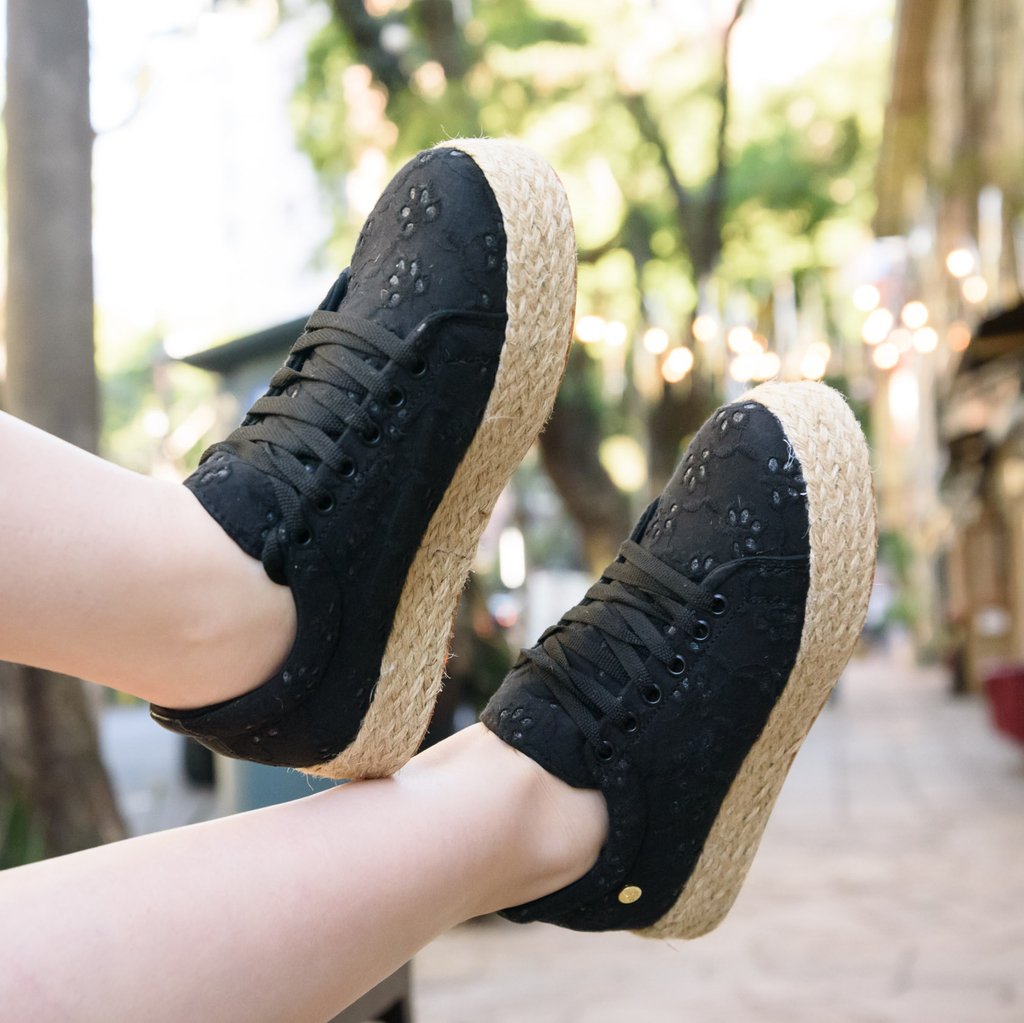 tenis espadrille preto