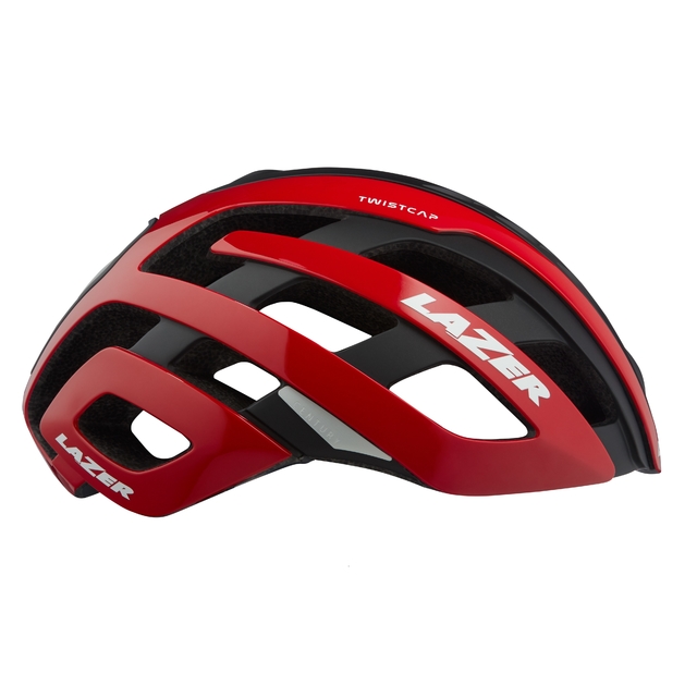 Casco Shimano Lazer Century Red Black Led