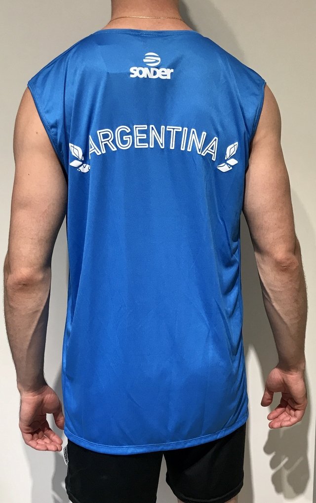 camiseta de entrenamiento de la seleccion argentina