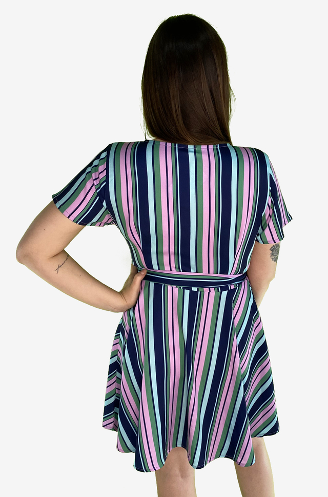 comprar vestido listrado