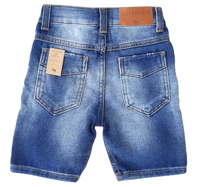 Bermuda Jeans Infantil Charpey Lycra