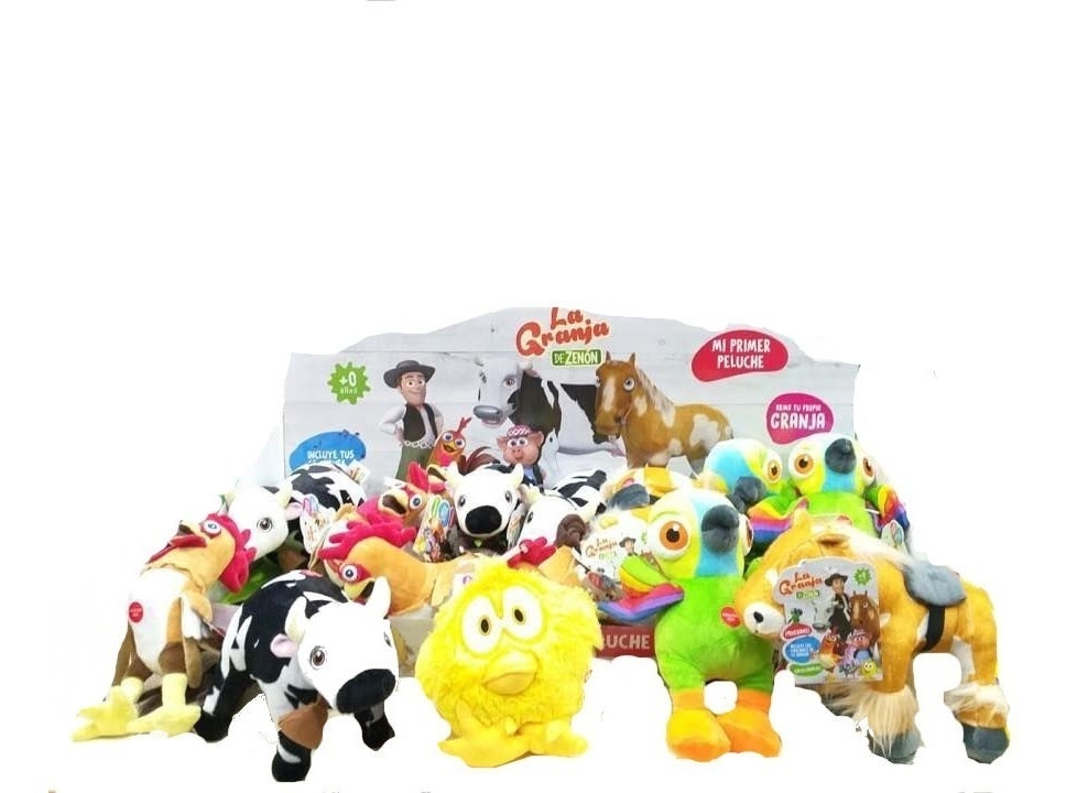 peluches musicales de la granja de zenon