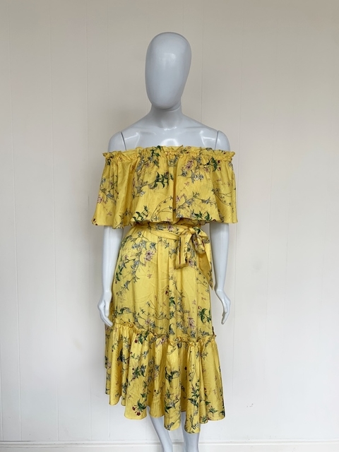 vestido amarelo amissima