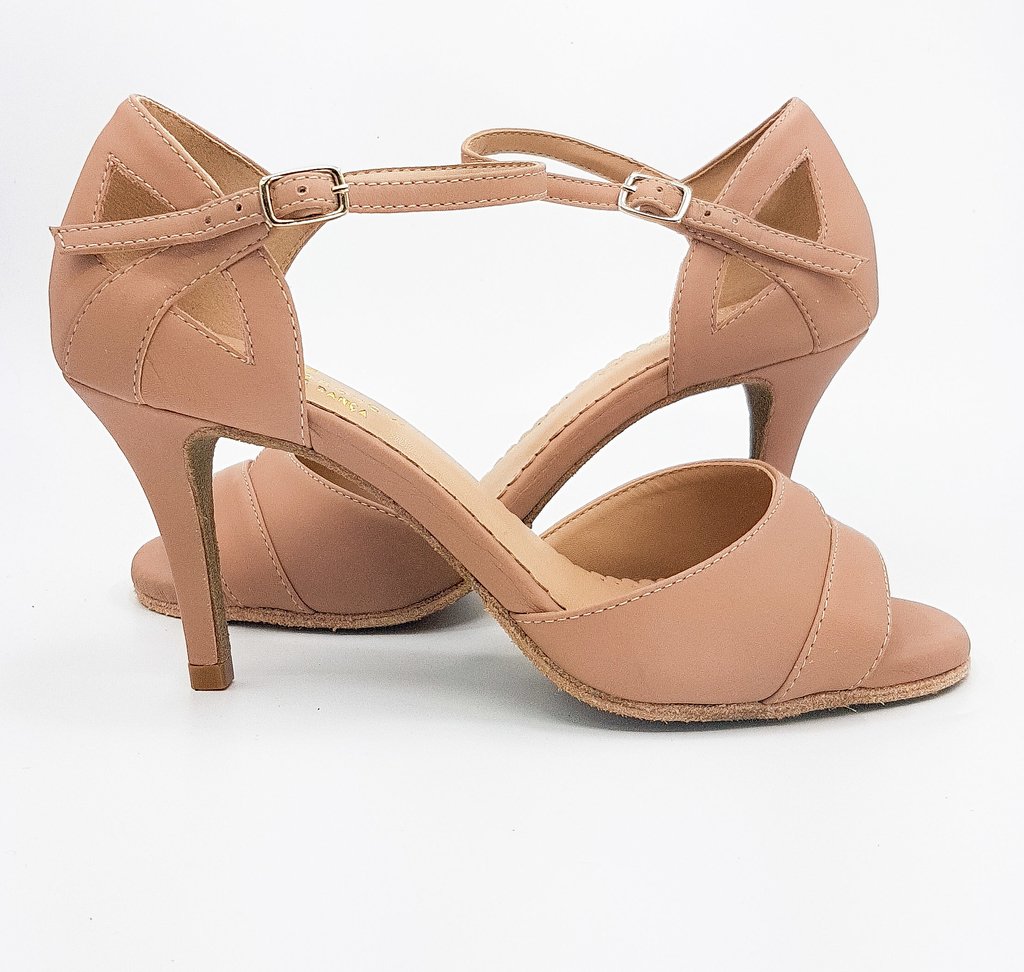 sapato nude rosado