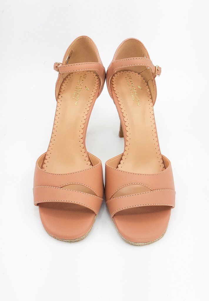 sapato nude rosado
