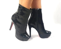 bota verniz salto fino