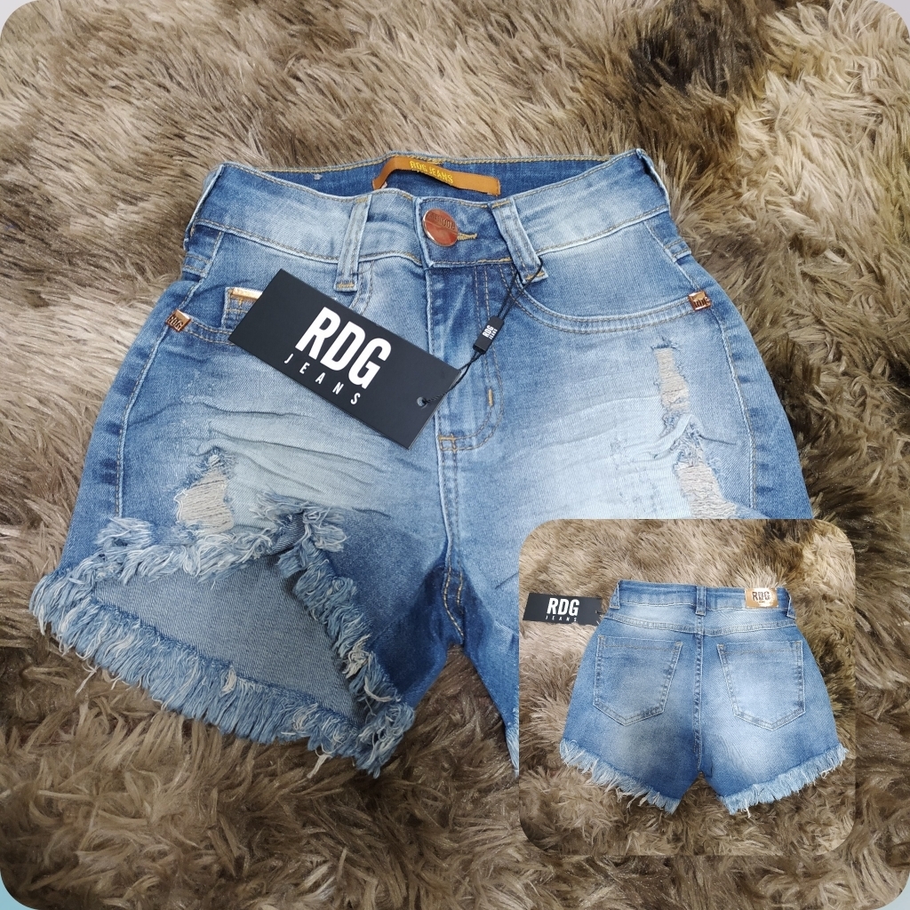 shorts jeans detonado