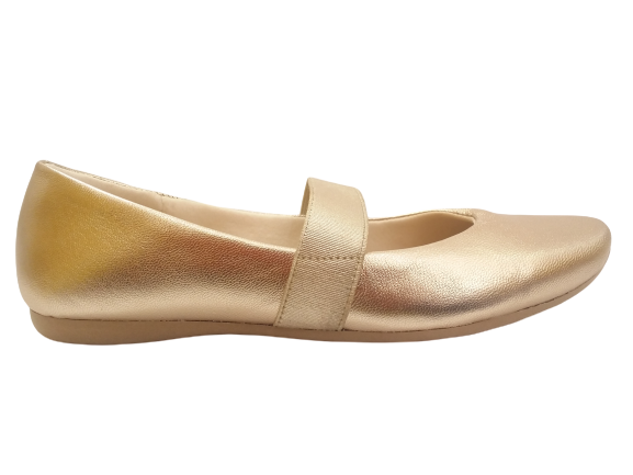 sapatilha usaflex dourada