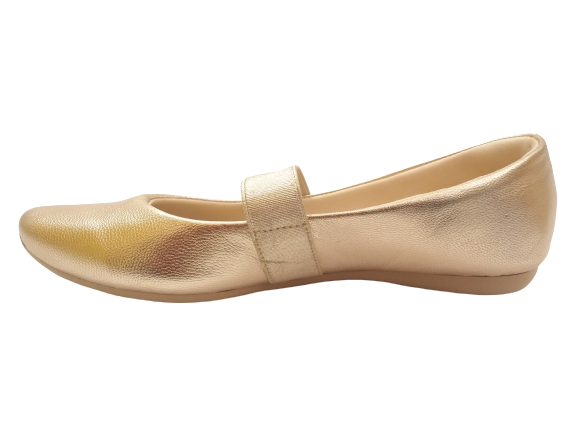 usaflex sapatilha dourada