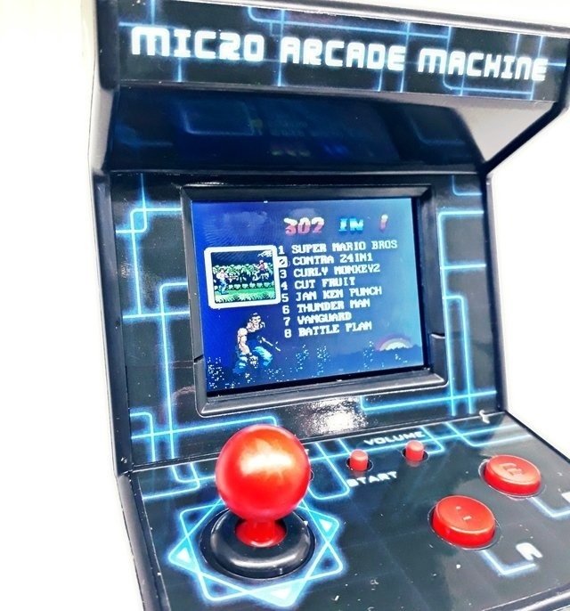 Alien Micro Arcade Machine Con 300 Juegos Incorporados