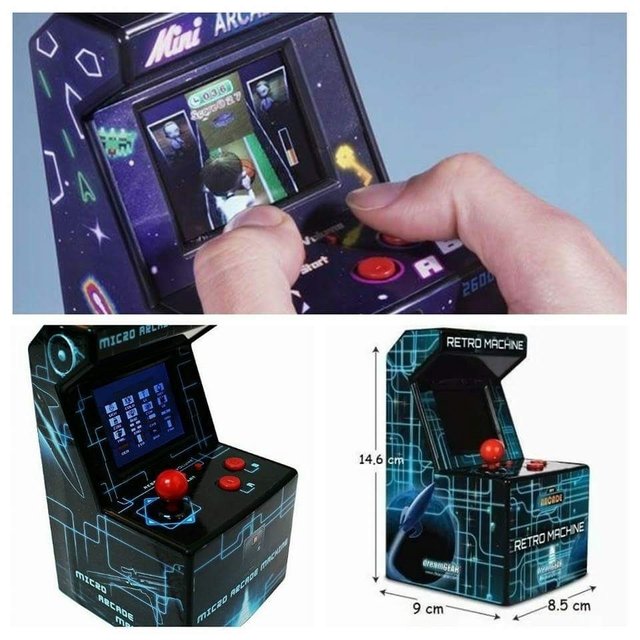 Alien Micro Arcade Machine Con 300 Juegos Incorporados