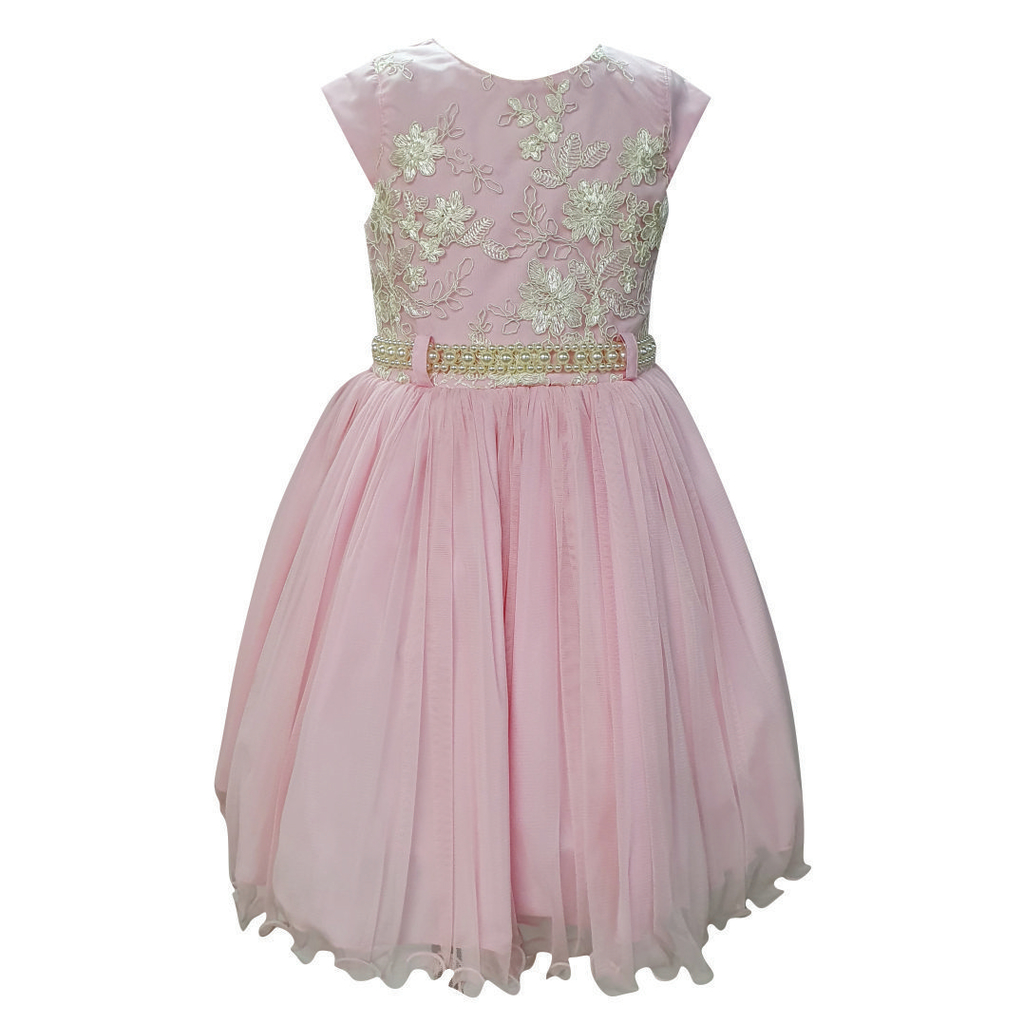 vestido rosa com tule