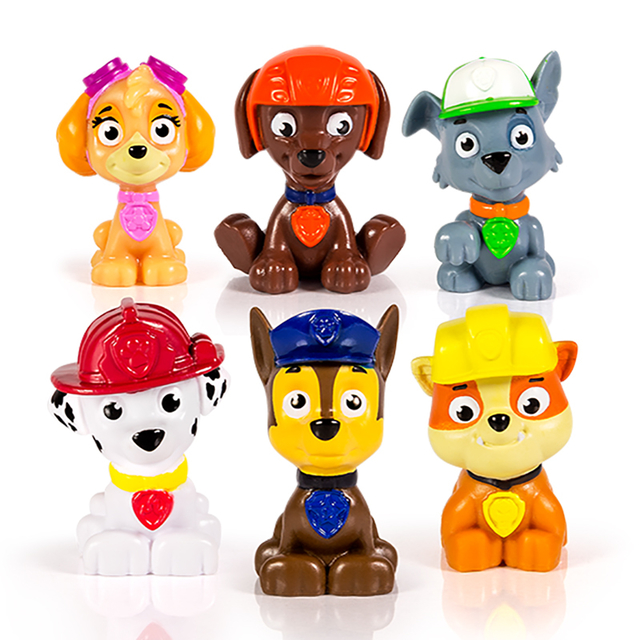 paw patrol mini figuras