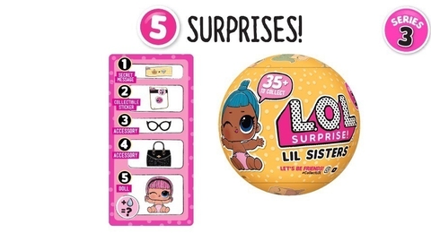 muñecas lol lil sisters serie 3