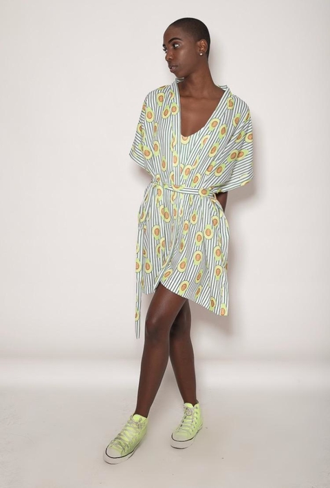 kimono lantejoula