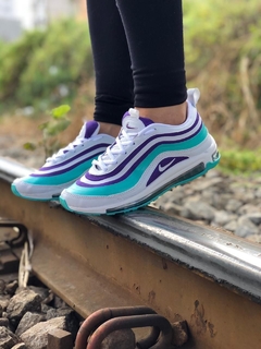 air max 97 branco e roxo