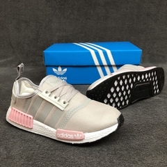 adidas nmd cinza com rosa