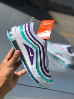 air max 97 branco e roxo