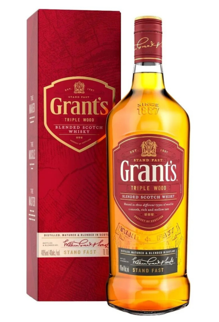 Whisky Grants Triple Wood Blended Scotch 750 Ml En Estuche