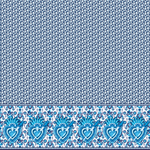 Coleção São Jorge - Florcita azul