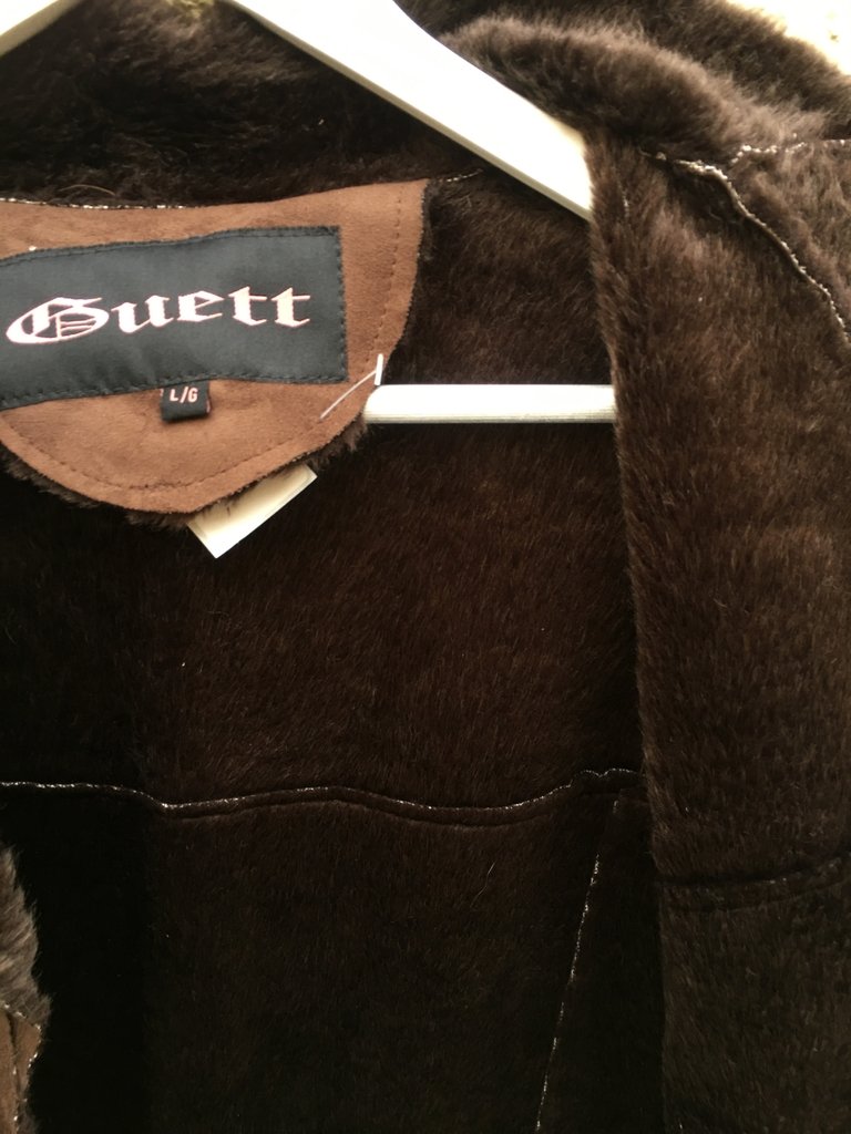 casaco suede forrado