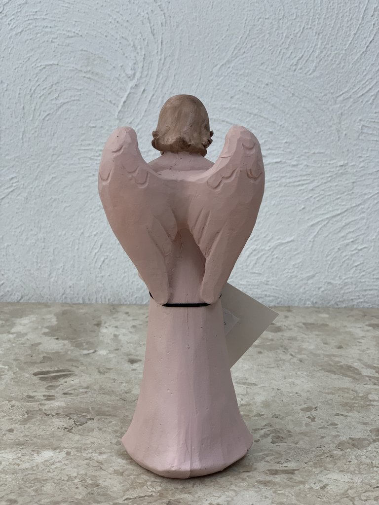 Estatua Anjo Com Crianca No Colo